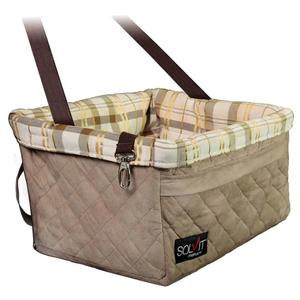 Tan Happy Ride™ Quilted Booster Seat Brown Box Buy Cheap Choice