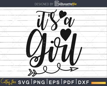 It’s a Girl Svg Pregnancy Announcement Svg Baby Bump Loading Svg Maternity Svg Cut File Free Shipping Top Quality