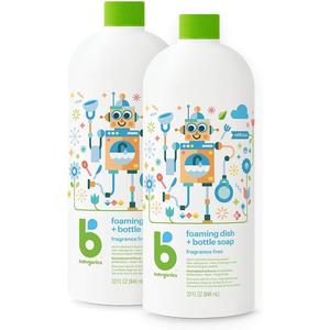 Babyganics Foaming Dish & Bottle Soap Refill, Fragrance Free, 32 Ounces (Pack of 2) Cheap Sale Supply