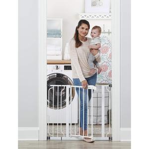 Regalo Easy Step 38.5-Inch Extra Wide Walk Thru Baby Gate, Includes 6-Inch Extension Kit, White Footlocker Pictures