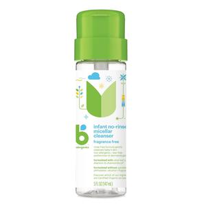 Babyganics Infant Rinse-Free Micellar Cleanser, Fragrance Free, 5 Ounces Cheapest Pice Cheap Pice