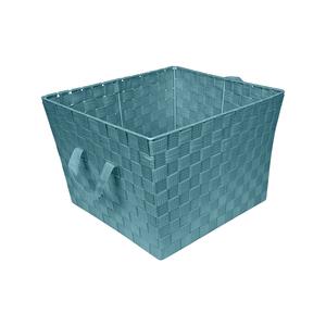Simplify Large Woven Storage Bin in Sapphire Discount Collections