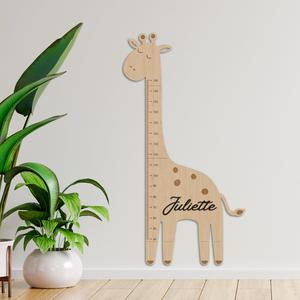 Custom Made Personalised 3D Wooden Growth Chart - Giraffe Cheap Sale Lowest Pice
