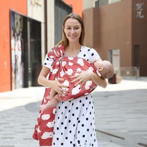Cotton Printed Baby Sling Bag With Horizontal And Vertical Hug Cheap Best Sale