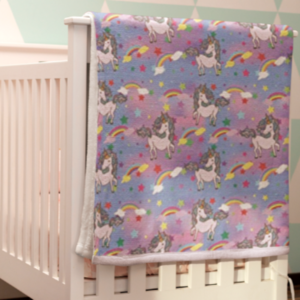 Unicorn Baby Blanket by PTH Homes Outlet Lowest Pice