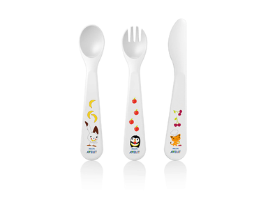 Avent Toddler Fork,Spoon & Knife 18M High Quality Buy Online