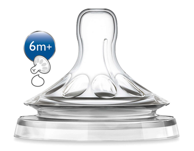 Avent Natural Teat 6m  Thick Feed PK2 Buy Cheap Clearance Store