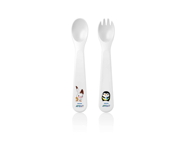 Avent Toddler Fork & Spoon 12M Store Online