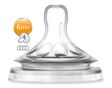 Avent Natural Teat Fast Flow 6M 4H PK2 Cheap Sale Looking For