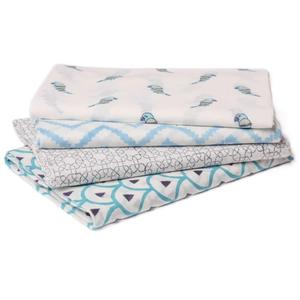 Baby Swaddles - Kyoto Aqua (Set of 4) Sale Release Dates