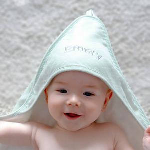Personalised Bamboo Muslin Hooded Towel (Multiple Colour Options) Outlet Geniue Stockist