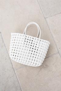 Elli Basket Tote - White Clearance Amazing Pice