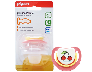 Pigeon Baby Silicone Pacifier Step 3 Pink Clearance Limited Edition