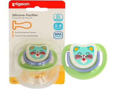 Pigeon Baby Silicone Pacifier Step 2 Green Discount 2025