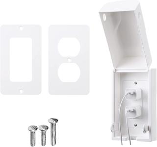 Bates - Baby Safety Outlet Cover Box, Outlet Covers Baby Proofing, Plug Covers for Electrical Outlets, Baby Proof Outlet Covers Clearance Pices