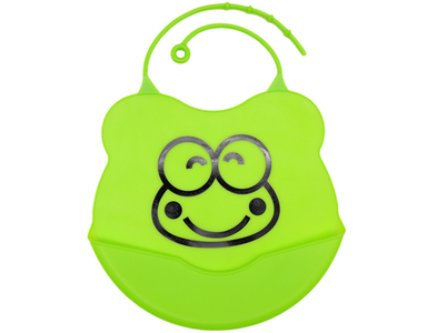 Baby Meal Pocket Silicone Bib Green Enjoy Cheap Pice