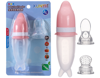 Baby Food Feeder With Spoon Cheap Sale Wholesale Pice