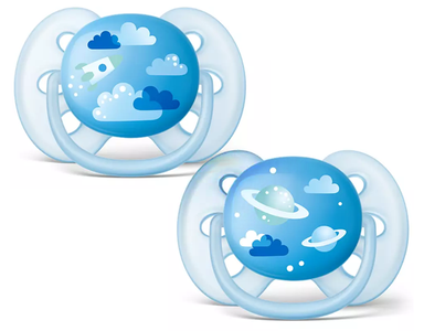 Avent Ultra Soft Soothers 6-18m Clearance Pices