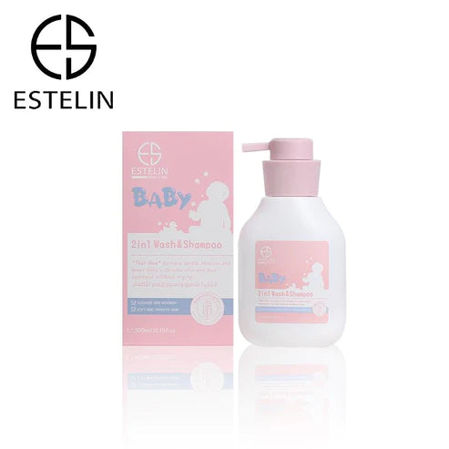 Estelin Baby 2 in 1 Wash And Shampoo for Cleanse And Nourishing 300ml On Hot Sale