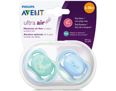 Avent 6-18M Sensitive Skin Ultra Air Pacifier Free Shipping Manchester Great Sale