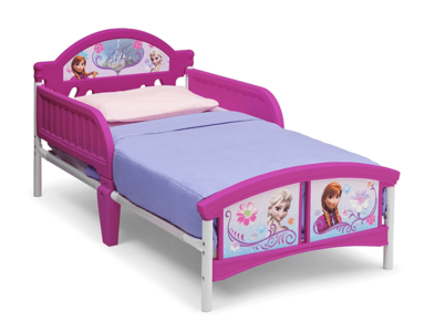 Disney Frozen Plastic Toddler Bed Huge Surprise For Sale