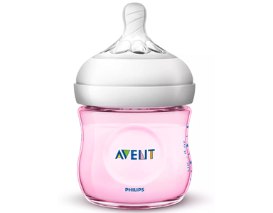 Avent Natural 125ml Feeding Bottle -Pink Cheap In China