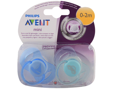Avent Mini Soothers 2-Pack 0-2m Clearance Pictures
