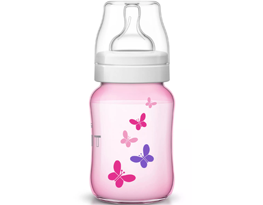 Avent Classic  Feeding Bottle 1m  260ml Girl/Butterfly From China For Sale