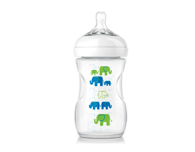 Avent Natural Deco Bottle 260 ML PK1 (Green) Sale 2025