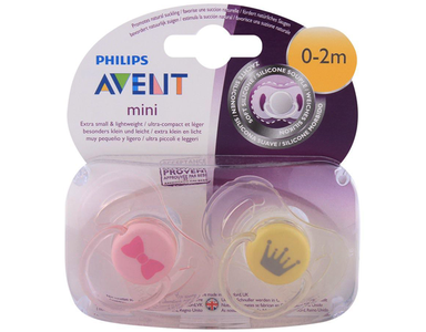 Avent Mini Soothers 2-Pack 0-2m Low Pice Cheap Online