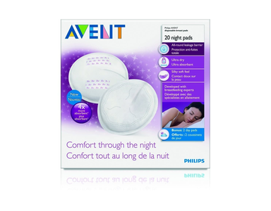 Avent Disposable Breast Pads Pk20 (Night) Clearance Newest