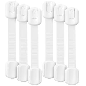 Child Safety Strap Locks, 6 Pack, Child Proof Cabinet Latches, Child Safety Cabinet Locks Wholesale Pice For Sale