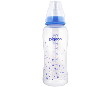 Pigeon Streamline Printed Bottle 250ml Blue Fashionable Sale Online