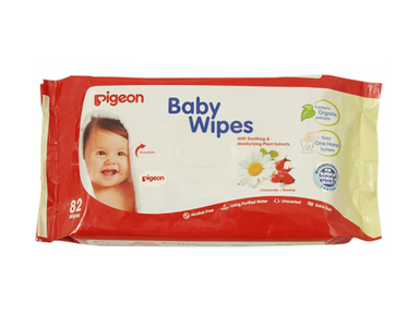 Pigeon BABY WIPES 82 SHEETS, REFILL With Paypal Cheap Pice