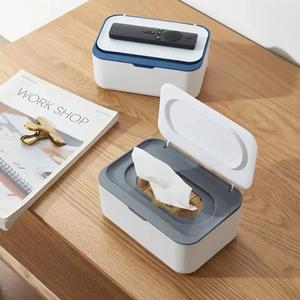 Multifunctional Dustproof Wet Tissue Box Flip Top Storage Box Discount For Nice