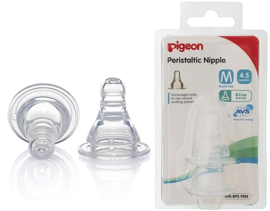 Pigeon Stretchable Nipple Medium 2Pcs Sale 100% Guaranteed