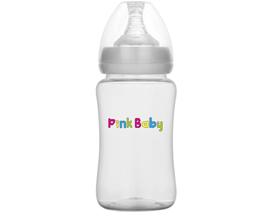 Pink Baby Wide Neck Feeding Bottle 240ml Cheap Sale Outlet Store