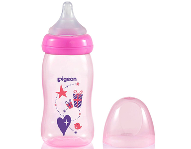 Pigeon Softouch PP Bottle - Pink Collections Cheap Online