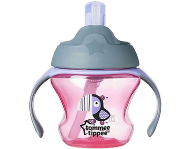 Tommee Tippee Training Straw Cup -Pink Free Shipping Perfect