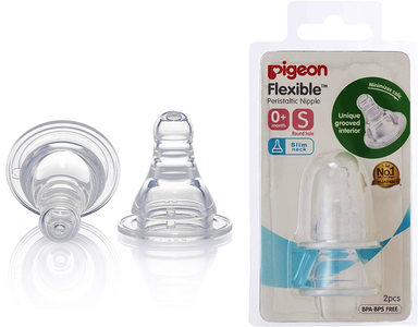 Pigeon Stretchable Nipple Small 2Pcs Cheap Finishline