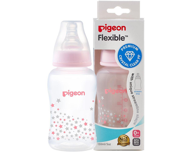 Pigeon Streamline Printed Bottle 150ml Pink For Cheap Online
