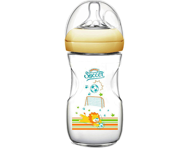 Pink Baby Wide Neck Feeding Bottle 330ml Outlet Release Dates
