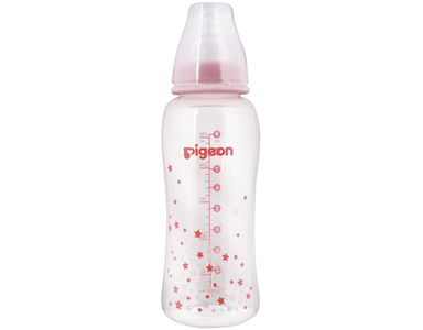 Pigeon Streamline Printed Bottle 250ml Pink Outlet Looking For