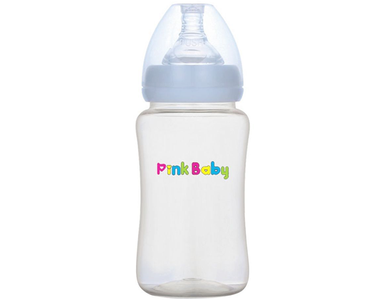 Pink Baby Wide Neck Feeding Bottle 240ml Perfect Cheap Online