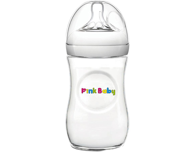 Pink Baby Wide Neck Feeding Bottle 240ml Pay With Paypal Cheap Pice