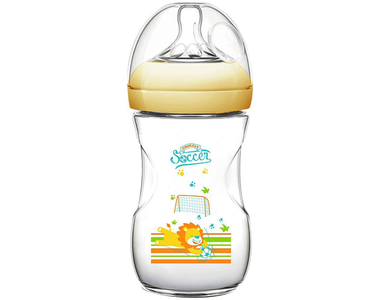 Pink Baby Wide Neck Feeding Bottle 240ml Clearance From China