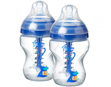 Tommee Tippee Advanced Anti-Colic Bottle Blue 260Ml Twin Pack Free Shipping Online