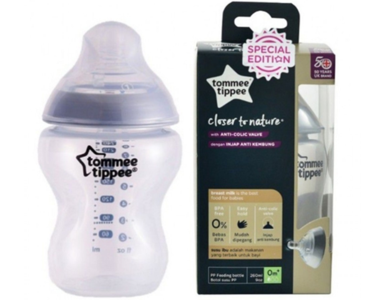 Tommee Tippee CTN Tinted Feeding Bottle 260ml Silver Free Shipping High Quality