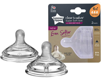 Tommee Tippee Soft Teat - Fast Flow 6m Cheap Sale Tumblr