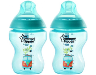 Tommee Tippee Closer to Nature Decorated Bottle 260ml/9oz - Train Outlet Cheap Authentic